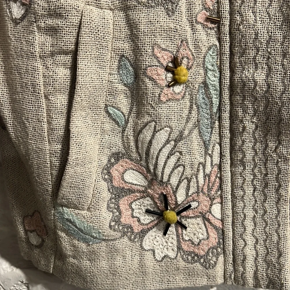 Anthropologie Aquilia Embroidered Jacket - Picture 12 of 13